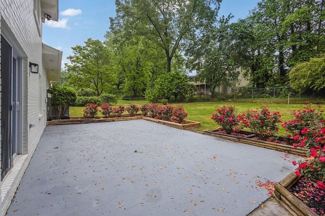 view of patio / terrace featuring a fenced backyard