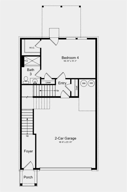 6121 Wayburn St, Tucker, GA 30084 - view of floor plan / room layout