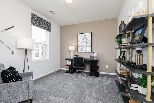 528 Aberdeen Mdw, Acworth, GA 30102 - office space with visible vents, baseboards, and carpet