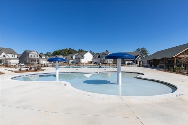 528 Aberdeen Mdw, Acworth, GA 30102 - community pool featuring fence, a residential view, and a patio