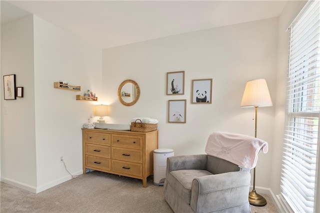 4086 Norton Pl SE, Smyrna, GA 30082 - living area featuring light colored carpet and baseboards