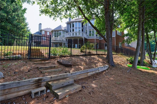 652 Pathview Ct, Dacula, GA 30019 - back of property with a gate