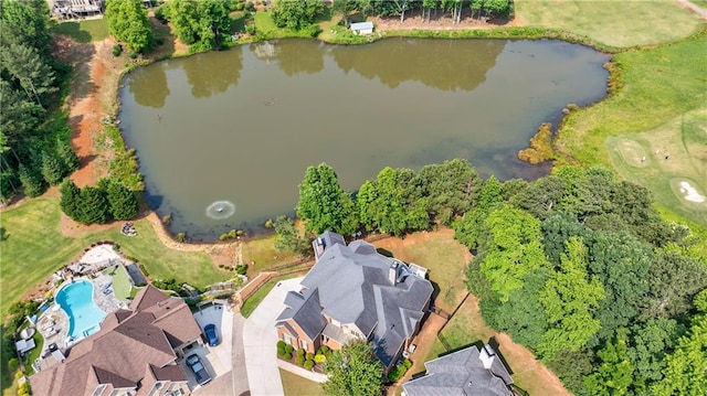 652 Pathview Ct, Dacula, GA 30019 - aerial overview of property's location featuring a large body of water