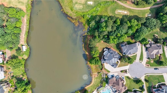 652 Pathview Ct, Dacula, GA 30019 - aerial view of property and surrounding area featuring a large body of water and nearby suburban area