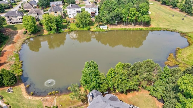 652 Pathview Ct, Dacula, GA 30019 - aerial view of residential area featuring a nearby body of water and a tree filled landscape