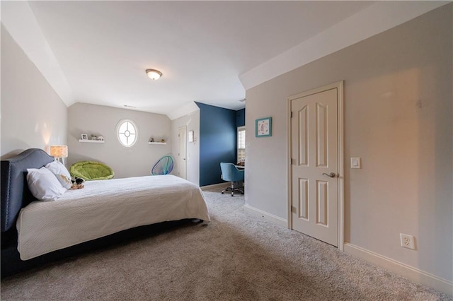 652 Pathview Ct, Dacula, GA 30019 - bedroom with carpet, baseboards, and lofted ceiling