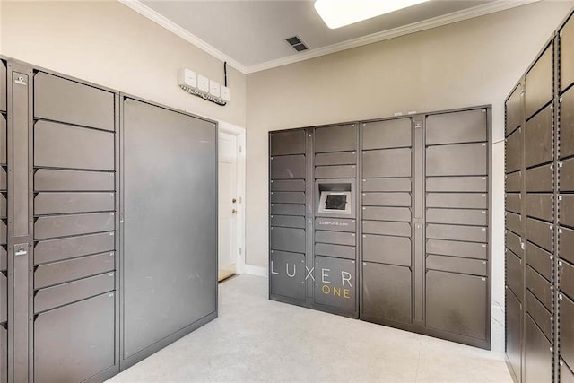 3777 Peachtree Rd NE Unit 412, Brookhaven, GA 30319 - view of property's community with a package area and ornamental molding