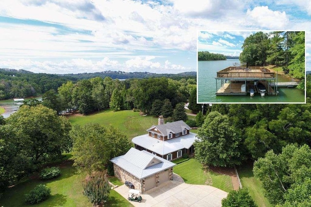 6302 J F Jay Rd, Gainesville, GA 30506 - aerial view of a forest
