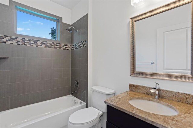 482 Pearl Cove Ct, Atlanta, GA 30350 - full bathroom with shower / bathtub combination, vanity, and toilet