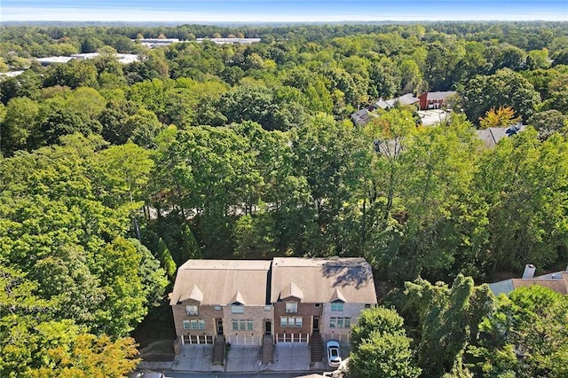 482 Pearl Cove Ct, Atlanta, GA 30350 - drone / aerial view of a heavily wooded area