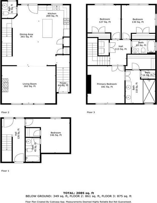 482 Pearl Cove Ct, Atlanta, GA 30350 - floor plan / room layout