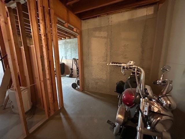 miscellaneous room featuring concrete floors