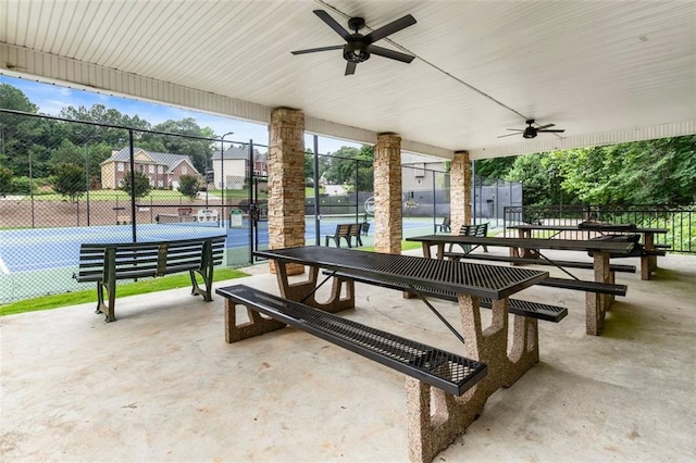 4401 Madison Woods Dr NW, Marietta, GA 30064 - surrounding community featuring a tennis court