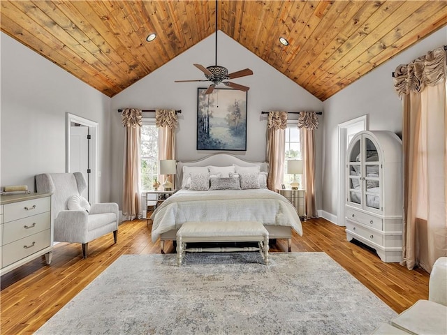 702 Cash Rd NE, Calhoun, GA 30701 - bedroom with lofted ceiling, wood finished floors, multiple windows, recessed lighting, and a ceiling fan