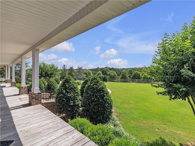 702 Cash Rd NE, Calhoun, GA 30701 - view of yard featuring covered porch