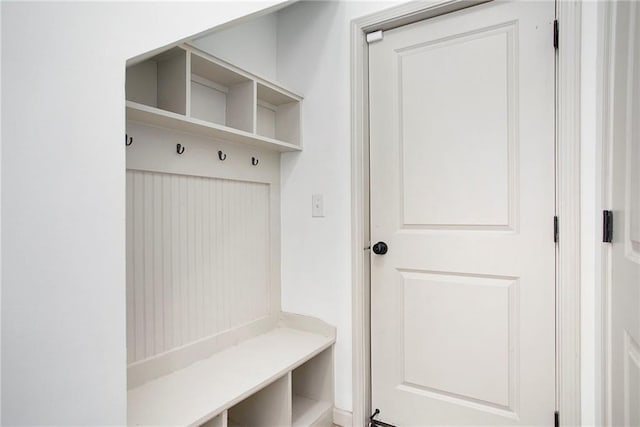 view of mudroom