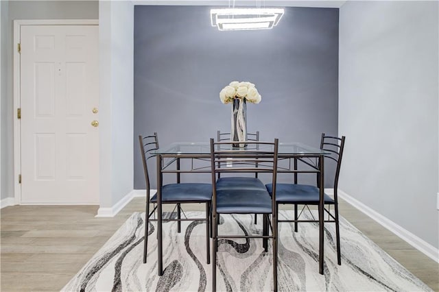 dining room featuring hardwood / wood-style floors