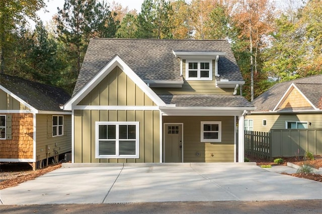 view of front of home with a porch