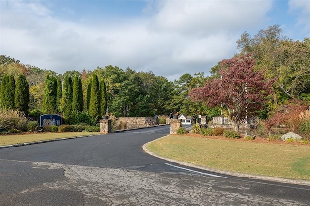 view of road