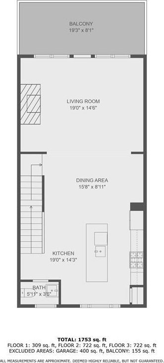 1117 Larkin Dr, Buford, GA 30518 - property floor plan