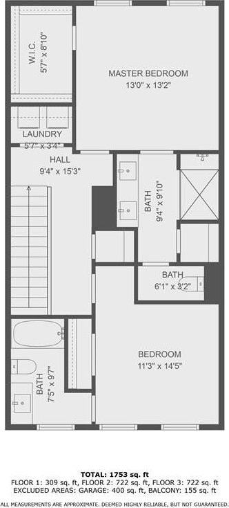 1117 Larkin Dr, Buford, GA 30518 - property floor plan