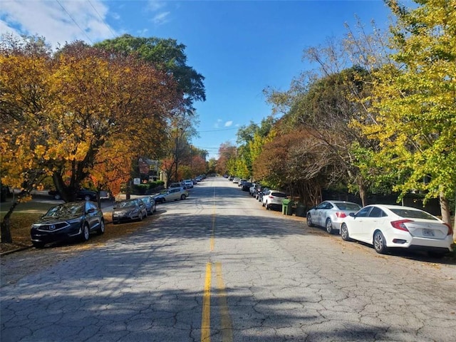 view of road