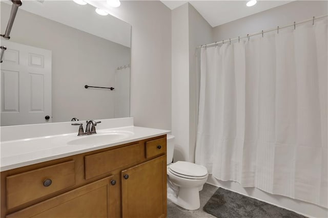 1105 Sterling Brooke Dr, Alpharetta, GA 30022 - bathroom with vanity, tile patterned flooring, and shower / bath combo