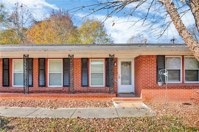 view of ranch-style home