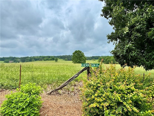 270 Owens Cir NE, Calhoun, GA 30701 - view of yard featuring a view of countryside and fence