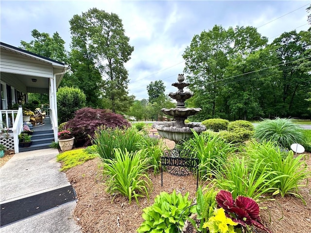 270 Owens Cir NE, Calhoun, GA 30701 - view of yard with covered porch