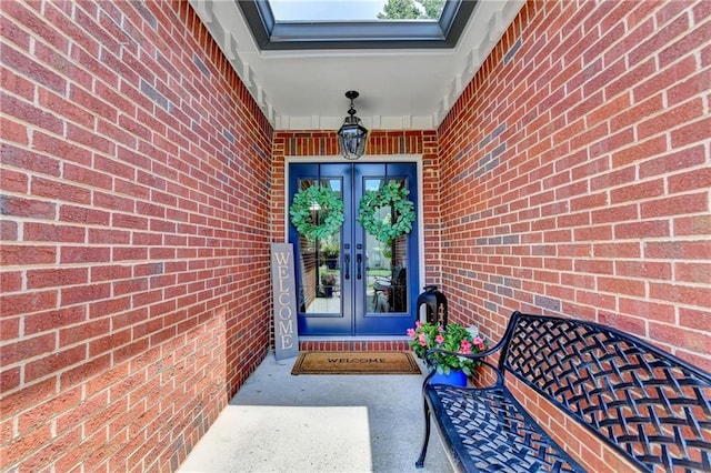 510 Elgaen Ct, Roswell, GA 30075 - property entrance featuring french doors and brick siding