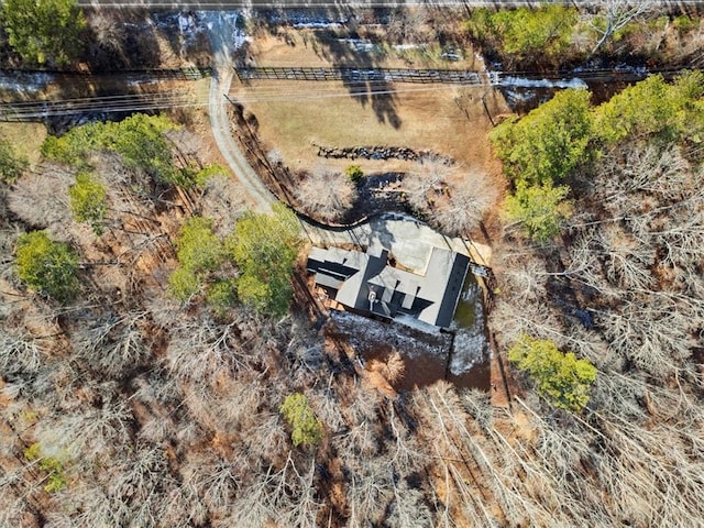 bird's eye view featuring a rural view