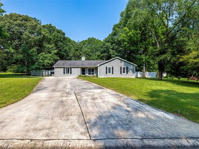 30 Court S, Ellenwood, GA 30294 - single story home featuring driveway, a chimney, and a carport