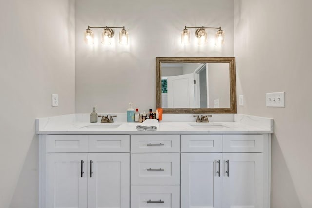 259 Dunagan Ct, Winder, GA 30680 - bathroom featuring double vanity