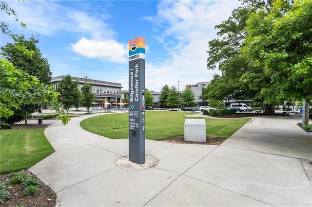 1661 La France St NE Unit 222, Atlanta, GA 30307 - view of property's community with a lawn