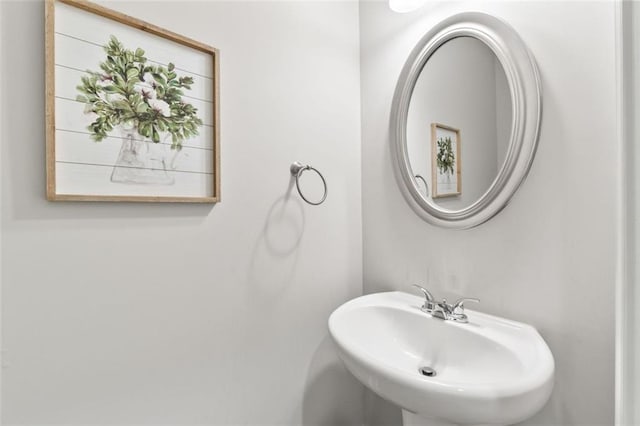 bathroom with a sink