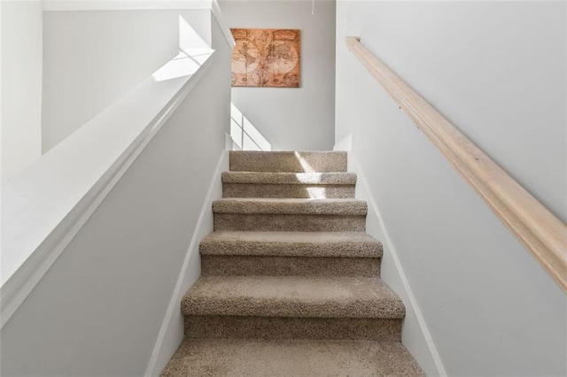 view of stairs