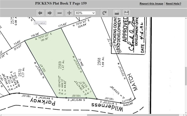 2569 Wilderness Pkwy, Jasper GA, 30143 land for sale