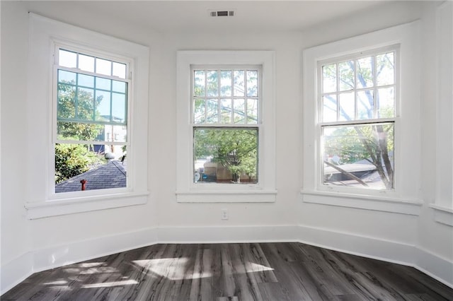 interior space with wood-type flooring