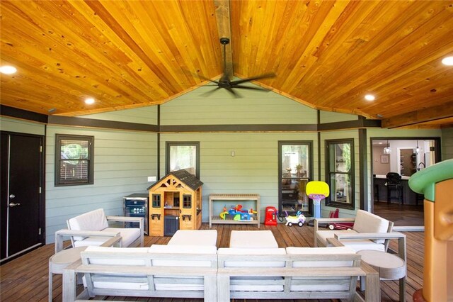 200 Carney Ct, Ball Ground, GA 30107 - exterior space with an outdoor living space
