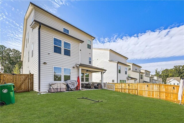 view of front of house featuring a garage, brick siding, board and batten siding, and driveway