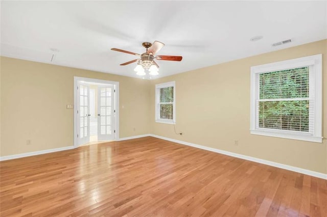 280 W Knight Rd W, Mcdonough, GA 30252 - empty room featuring light wood-style flooring and ceiling fan