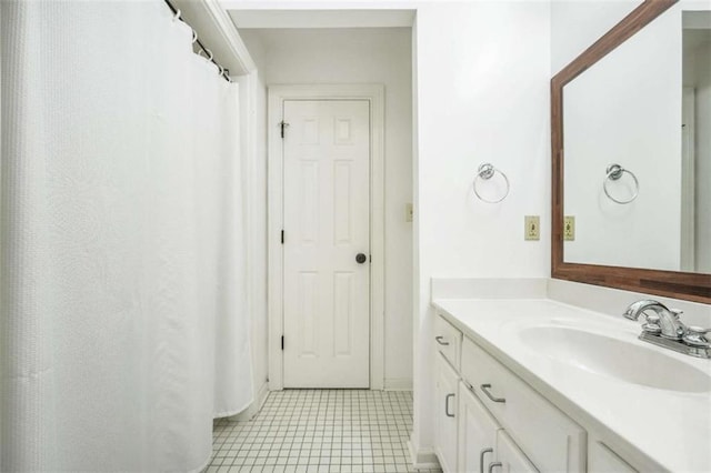 280 W Knight Rd W, Mcdonough, GA 30252 - bathroom with vanity and tile patterned floors