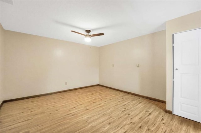 280 W Knight Rd W, Mcdonough, GA 30252 - unfurnished room featuring light wood finished floors and a ceiling fan