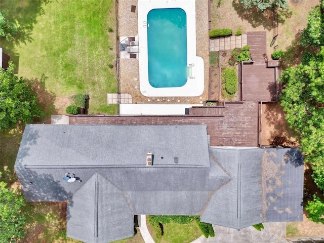 280 W Knight Rd W, Mcdonough, GA 30252 - aerial view of property and surrounding area with a pool