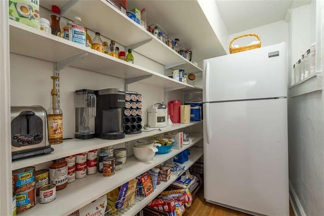 view of pantry