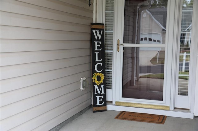 view of property entrance