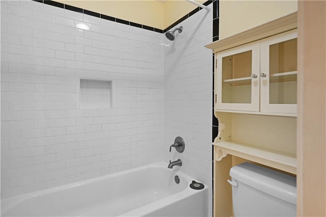 1312 Pine Heights Dr NE, Atlanta, GA 30324 - full bathroom with bathtub / shower combination and toilet