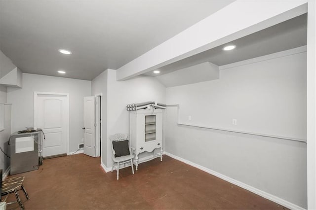 9050 Pine Tree Cir, Gainesville, GA 30506 - basement featuring recessed lighting and baseboards