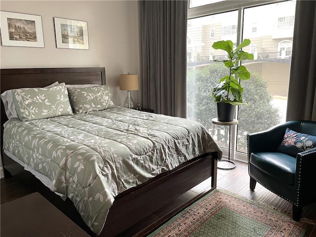 2479 Peachtree Rd NE Unit 105, Atlanta, GA 30305 - bedroom featuring wood finished floors